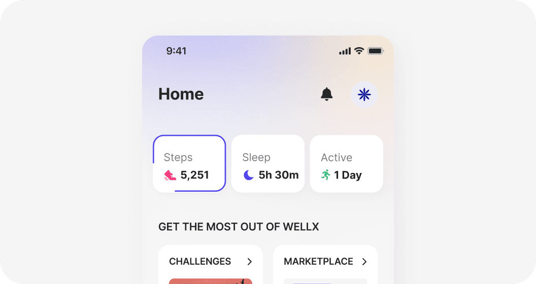 Wellx mobile app